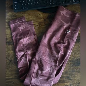 GYMSHARK - CAMO - BROWN - MEDIUM * Rarely worn